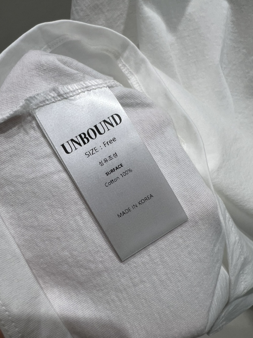 UNBOUND韓國直郵女裝新品熱賣職業26夏季推薦人氣時尚T恤UNBOUNDT恤