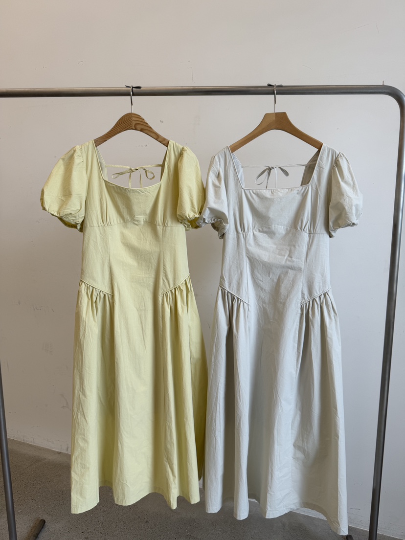 LAUNDRY韓國東大門直郵女士新款休閑26春夏熱賣連衣裙褶皺LAUNDRY連衣裙