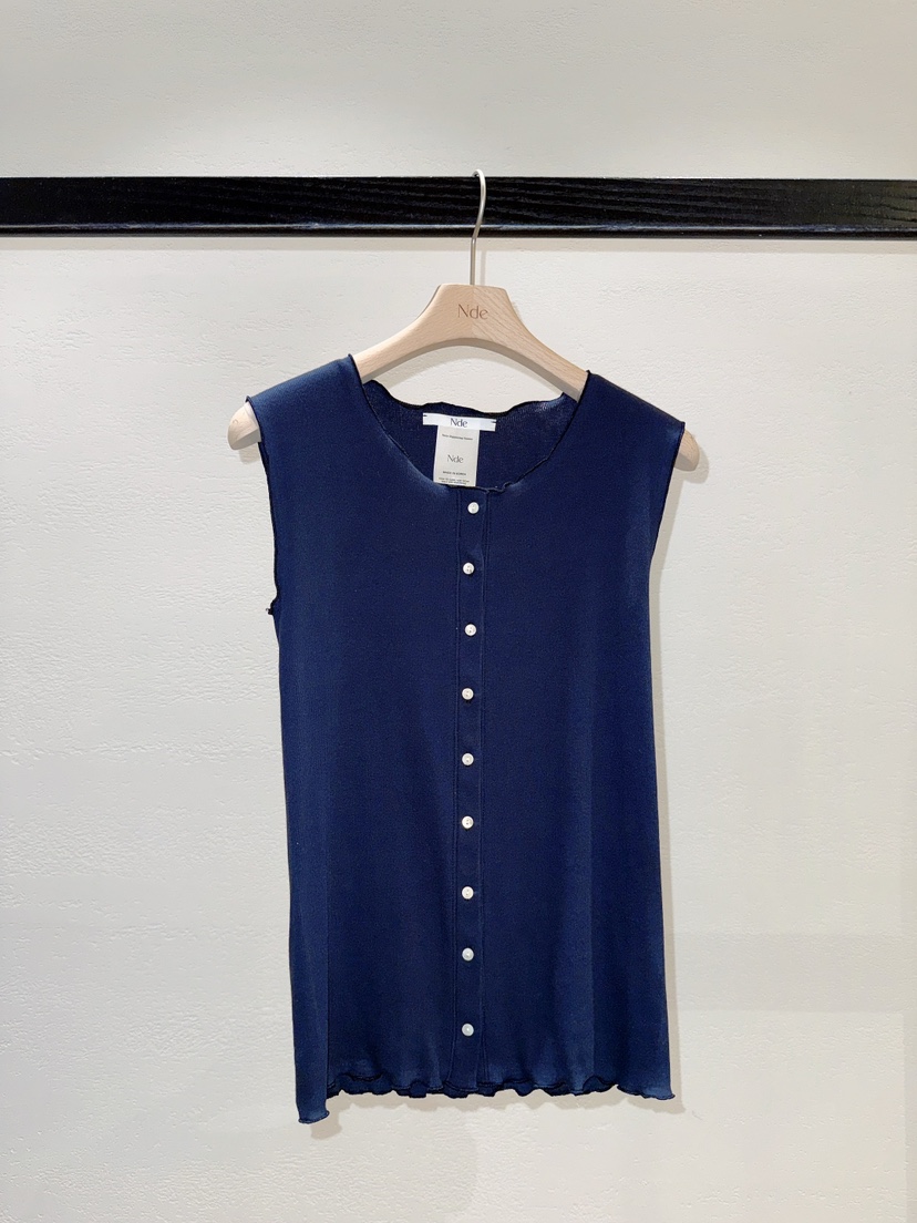 NDE韓國直郵女裝新品26春夏推薦熱賣職業休閑吊帶背心羅紋BOHEME_NDE吊帶/背心圖色4