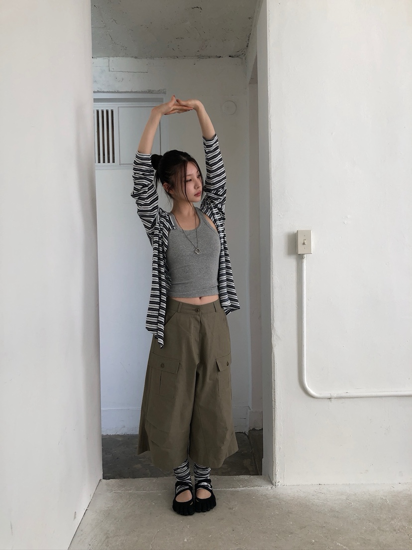 UNBOUND韓國東大門直郵女士新款推薦26春夏人氣休閑褲口袋UNBOUND休閑褲