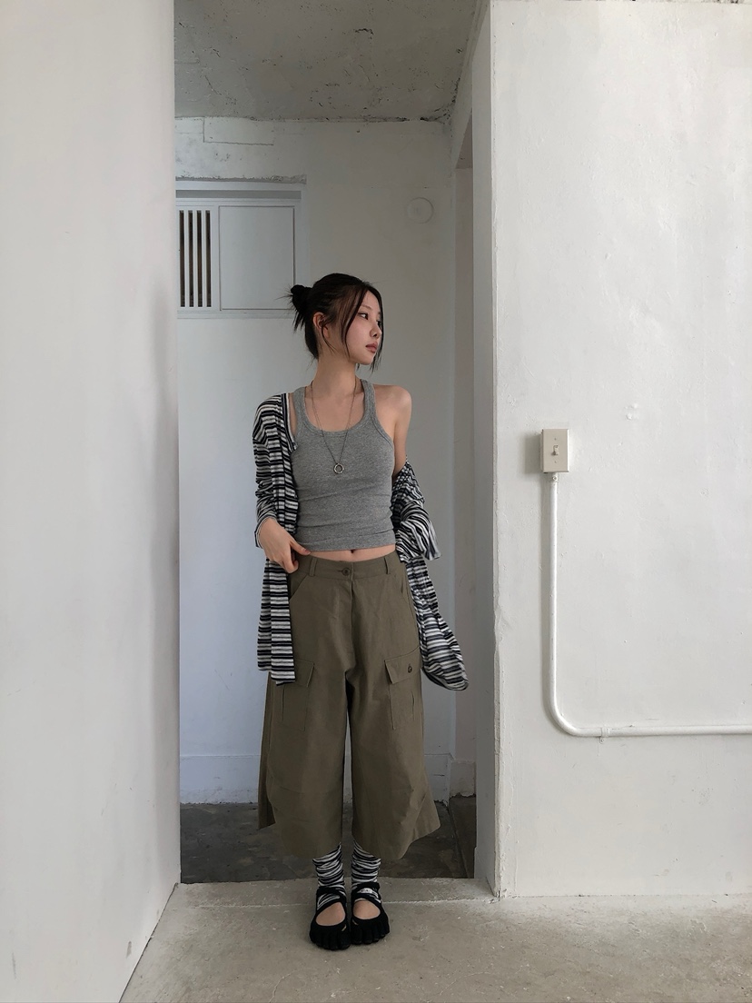 UNBOUND韓國東大門直郵女士新款推薦26春夏人氣休閑褲口袋UNBOUND休閑褲