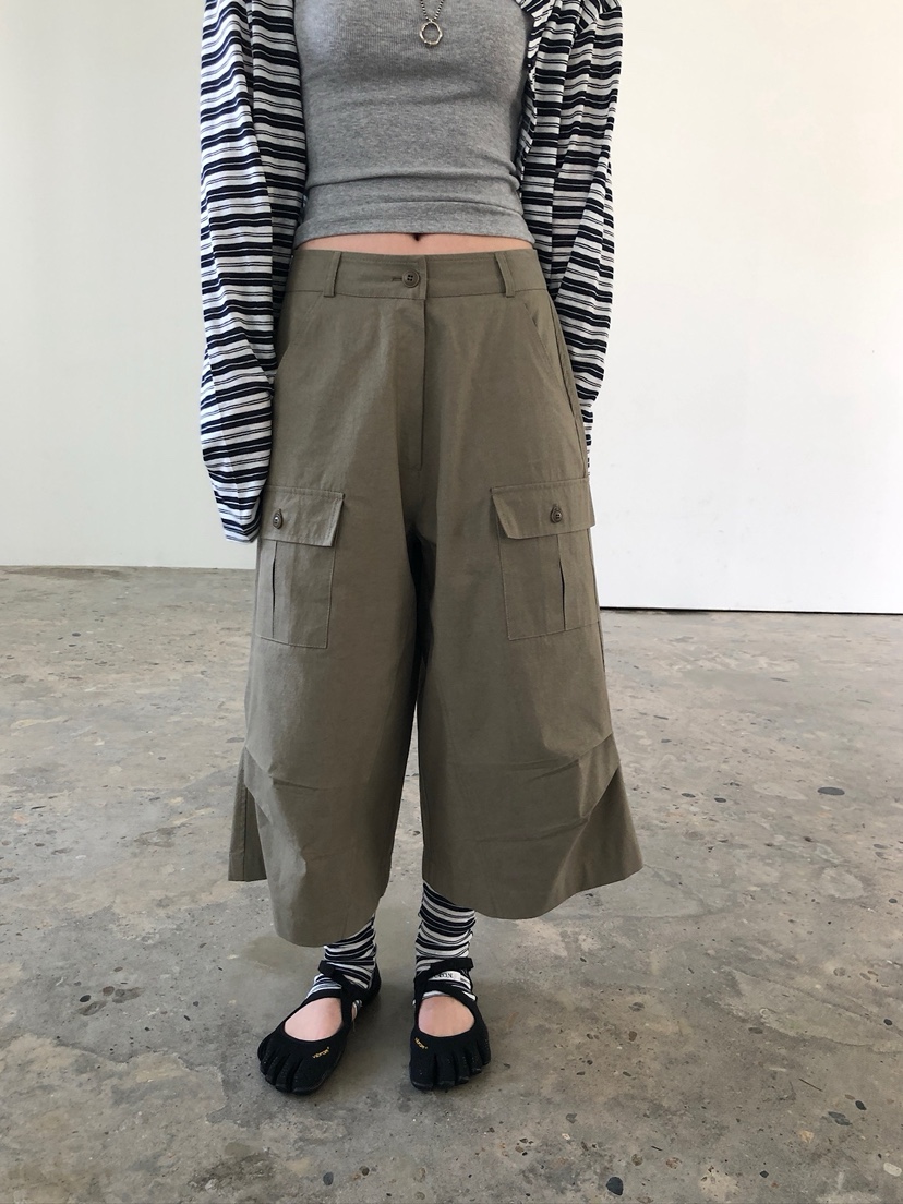 UNBOUND韓國東大門直郵女士新款推薦26春夏人氣休閑褲口袋UNBOUND休閑褲