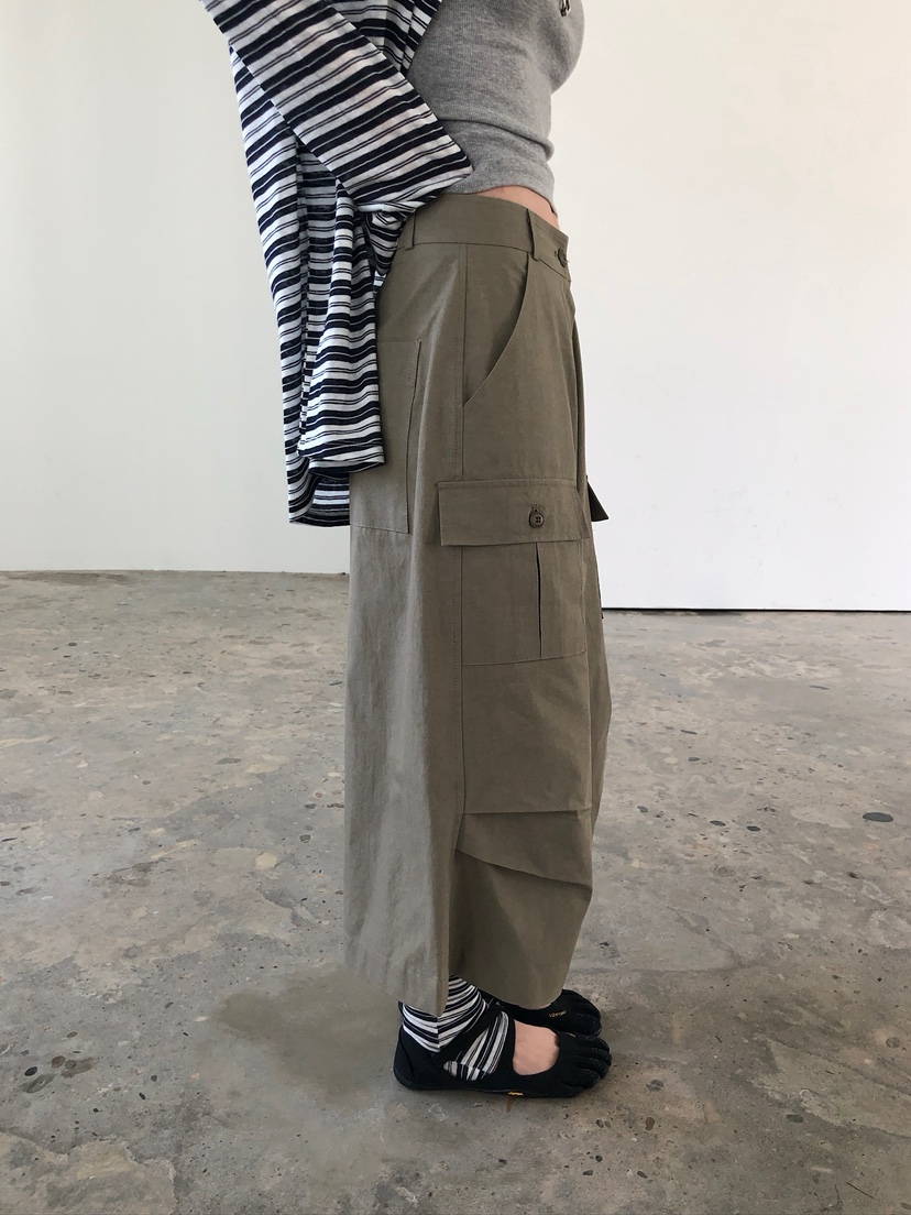 UNBOUND韓國東大門直郵女士新款推薦26春夏人氣休閑褲口袋UNBOUND休閑褲