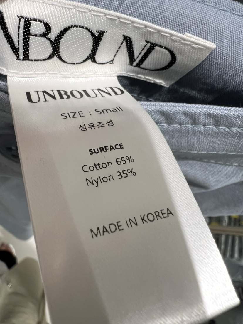 UNBOUND韓國東大門直郵女士新款推薦26春夏人氣休閑褲口袋UNBOUND休閑褲