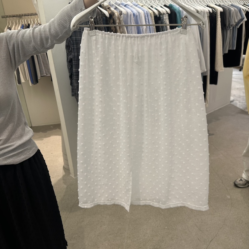 MARAN-P韓國東大門直郵女裝新款時尚26夏季半身裙中短裙開衩MARAN半身裙/中短裙