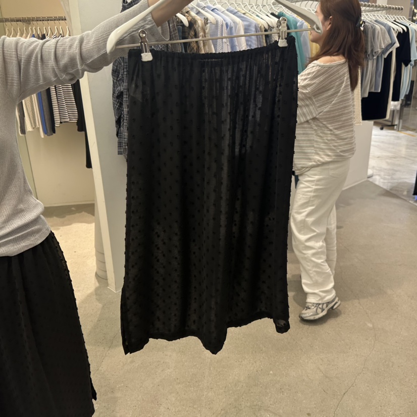 MARAN-P韓國東大門直郵女裝新款時尚26夏季半身裙中短裙開衩MARAN半身裙/中短裙圖色3