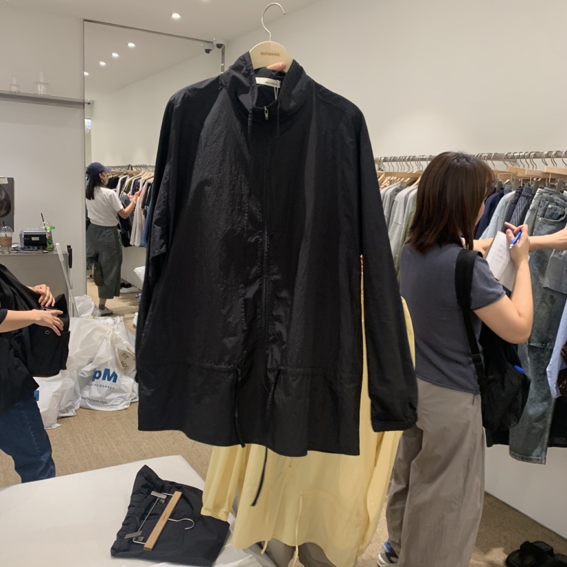 SELF SERVICE東大門實拍韓國女裝新品人氣職業熱賣衛衣拉鏈SELF SERVICE衛衣圖色2