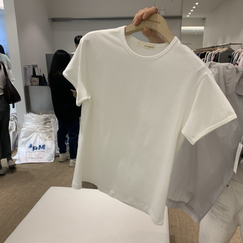 SELF SERVICE東大門實拍韓國女裝新品26夏季熱賣職業T恤SELF SERVICET恤圖色5