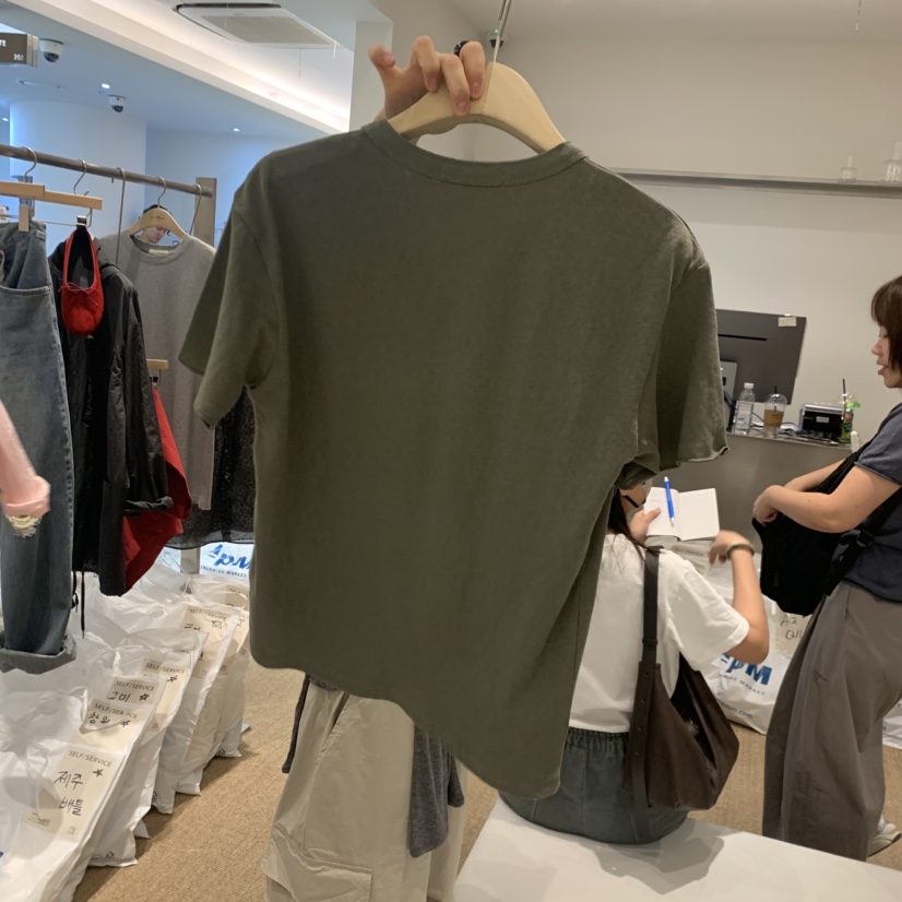 SELF SERVICE東大門實拍韓國女裝新品休閑熱賣時尚職業T恤SELF SERVICET恤