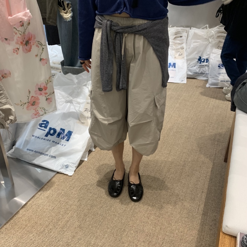 SELF SERVICE韓國直郵實拍女裝新款職業短褲不含屁簾棉布SELF SERVICE短褲圖色2