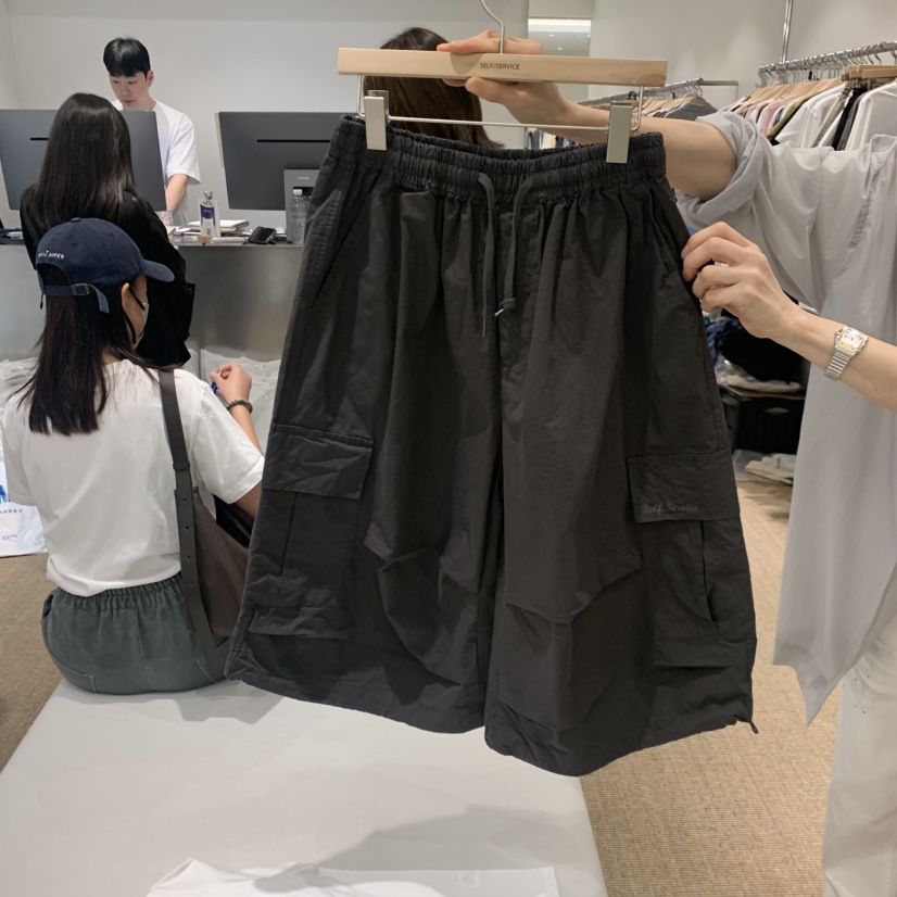 SELF SERVICE韓國直郵實拍女裝新款職業短褲不含屁簾棉布SELF SERVICE短褲圖色3