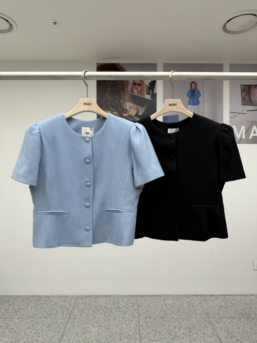 MADE-P韓國直郵實拍女裝新品26春夏熱賣時尚休閑職業夾克MADE-P夾克