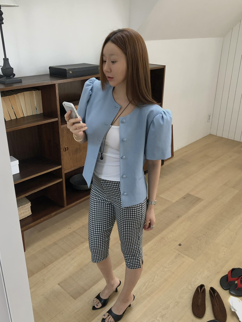 MADE-P韓國直郵實拍女裝新品26春夏熱賣時尚休閑職業夾克MADE-P夾克
