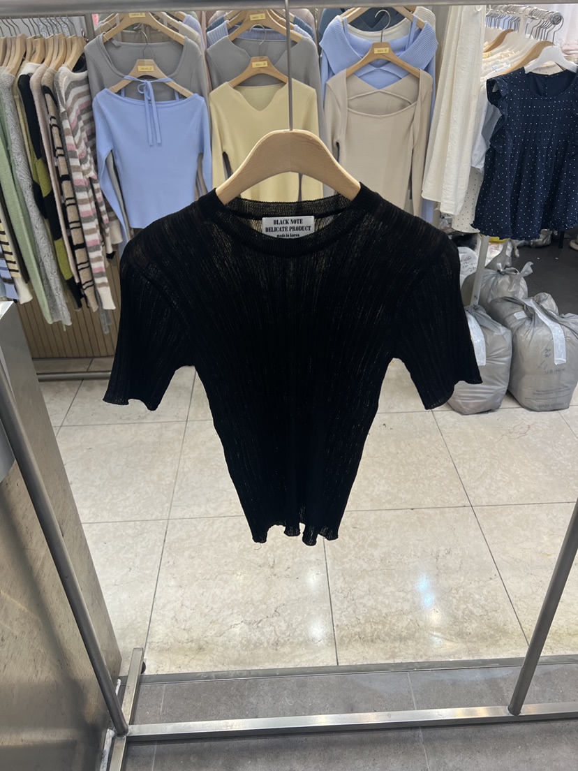 BLACK NOTE韓國直郵女裝新品推薦熱賣26夏季26春夏針織衫BLACK NOTE針織衫圖色4