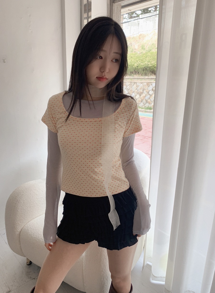 EOMPIT韓國直郵實拍女士新品休閑時尚熱賣26夏季職業推薦T恤EOMPITT恤