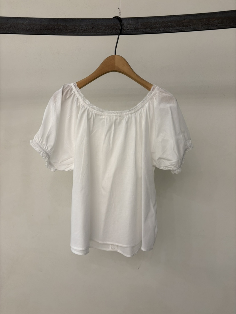 OHAO韓國代購女士新品人氣熱賣26夏季時尚休閑襯衫蕾絲衫OHAO/HA MONG襯衫/蕾絲衫