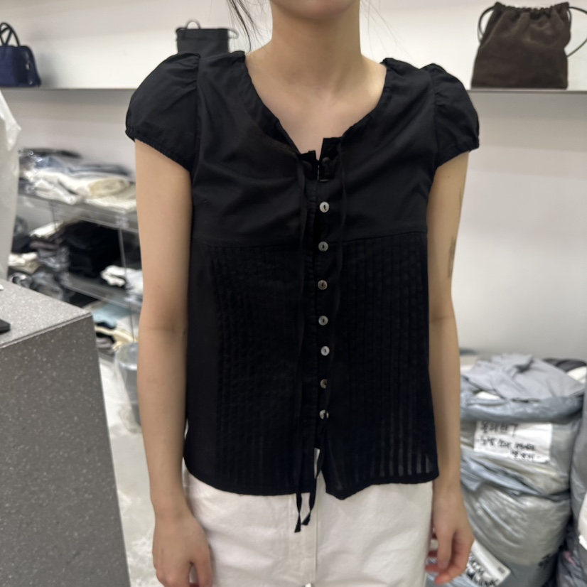 GALLERY-P東大門實拍韓國女士新款26夏季人氣襯衫蕾絲衫GALLERY-P襯衫/蕾絲衫圖色3
