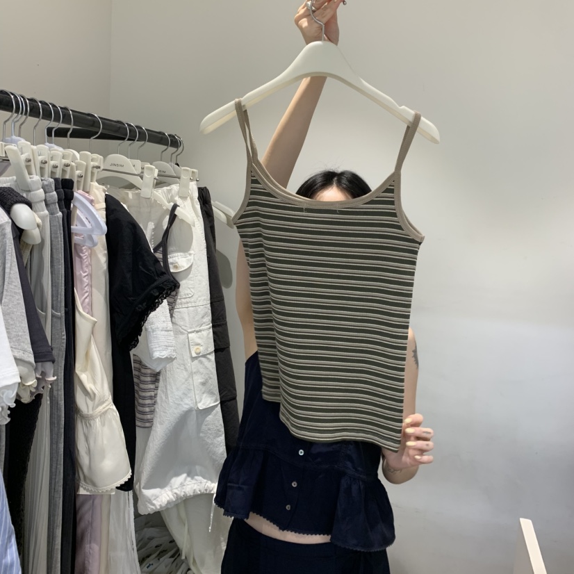 JINSIM韓國直郵女裝新品26夏季人氣時尚職業休閑吊帶背心JINSIM吊帶/背心