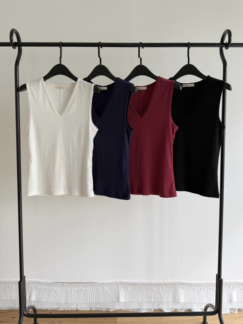 IMAGEPIECE/NEVER.1韓國代購女士新款推薦人氣吊帶背心V領IMAGEPIECE/NEVER.1吊帶/背心