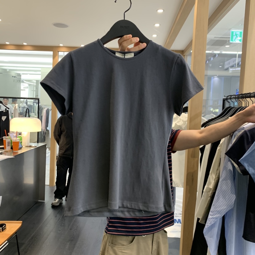 OBJECT韓國直郵實拍女士新款休閑人氣熱賣時尚26春夏推薦T恤OBJECTT恤圖色3