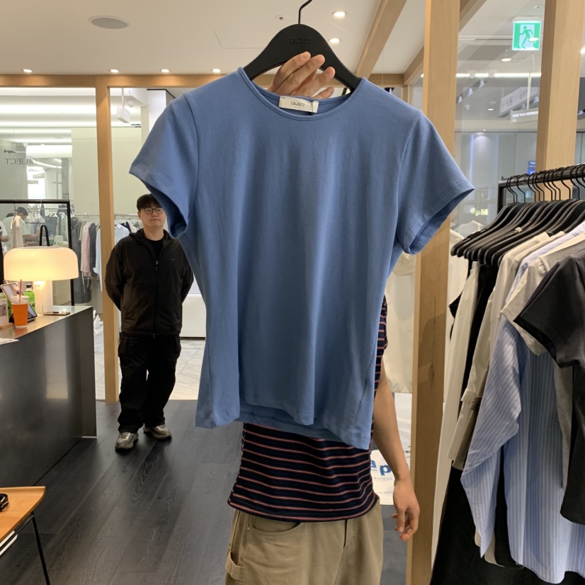 OBJECT韓國直郵實拍女士新款休閑人氣熱賣時尚26春夏推薦T恤OBJECTT恤圖色4