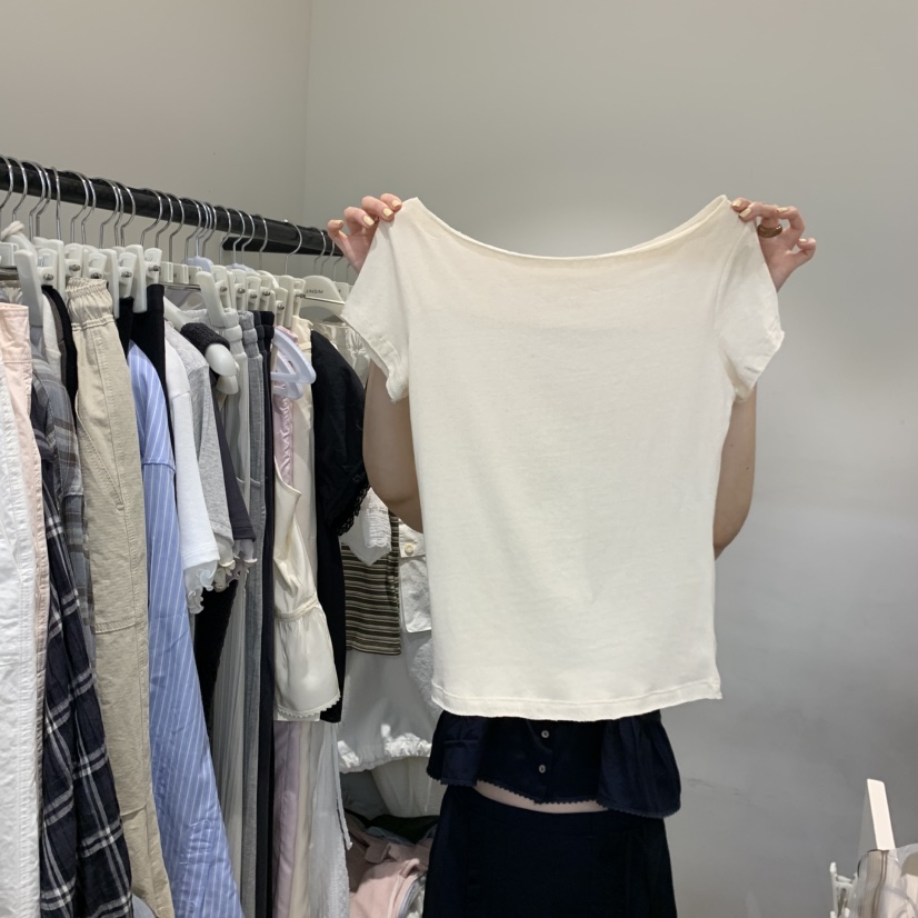 JINSIM韓國直郵實拍女士新品休閑時尚26夏季熱賣推薦人氣T恤JINSIMT恤