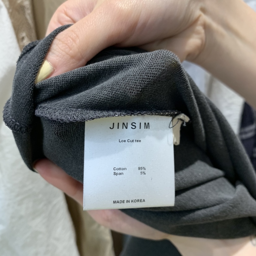 JINSIM韓國直郵實拍女士新品休閑時尚26夏季熱賣推薦人氣T恤JINSIMT恤
