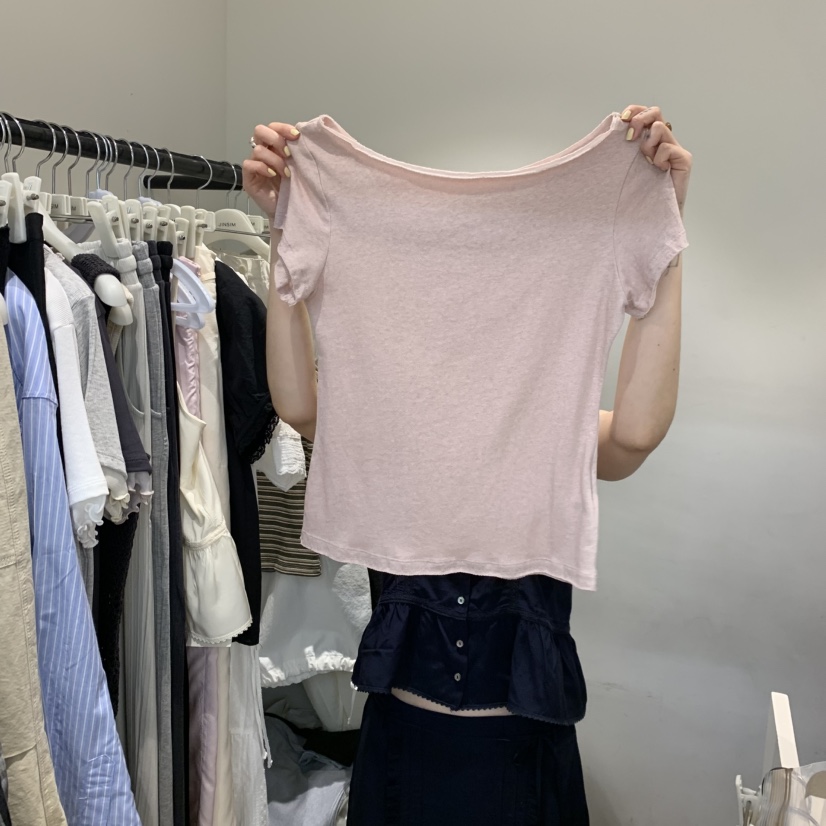 JINSIM韓國直郵實拍女士新品休閑時尚26夏季熱賣推薦人氣T恤JINSIMT恤圖色2