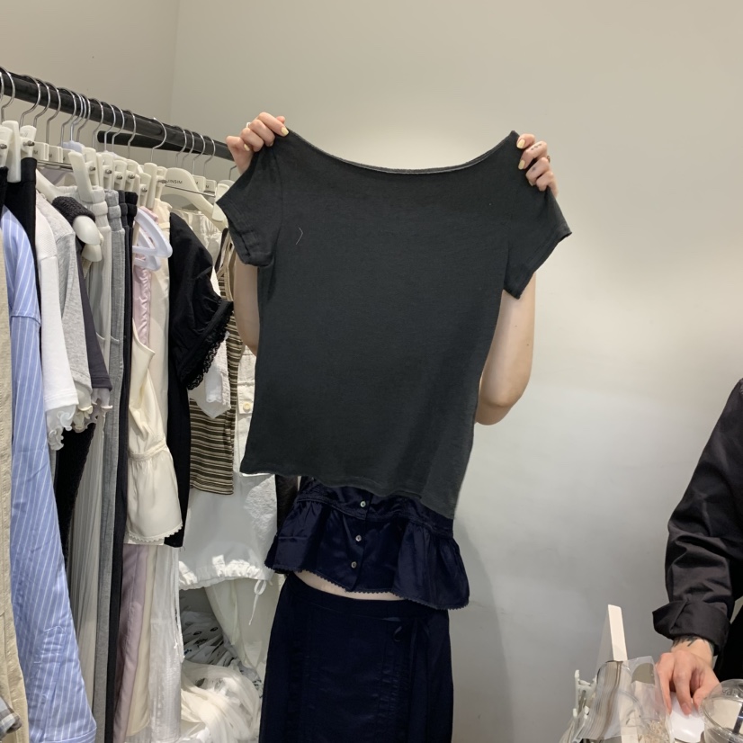 JINSIM韓國直郵實拍女士新品休閑時尚26夏季熱賣推薦人氣T恤JINSIMT恤圖色5