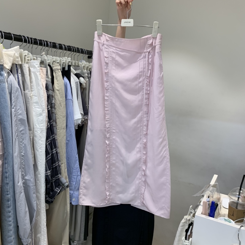 JINSIM韓國代購女裝新品人氣時尚休閑熱賣26夏季26春夏長裙JINSIM長裙圖色1
