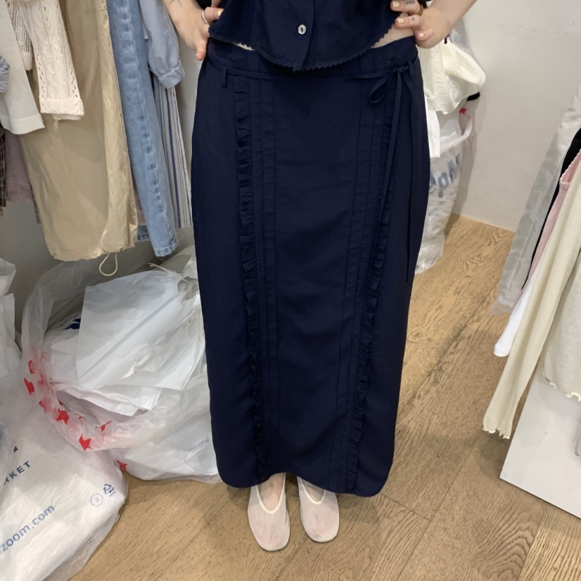 JINSIM韓國代購女裝新品人氣時尚休閑熱賣26夏季26春夏長裙JINSIM長裙圖色3