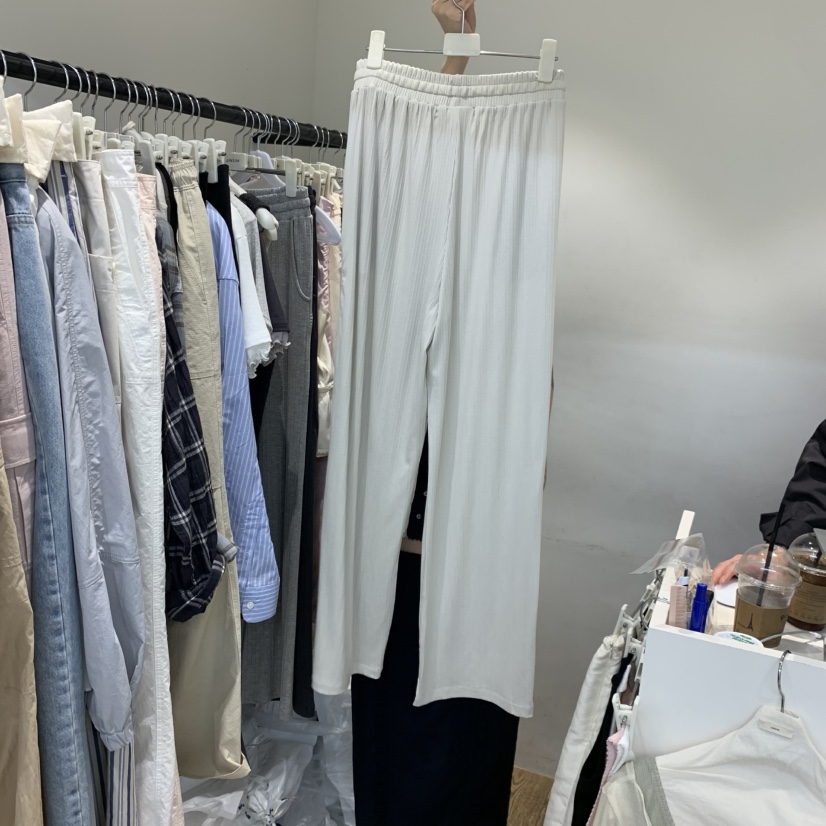 JINSIM韓國代購女士新品人氣休閑推薦熱賣時尚休閑褲羅紋JINSIM休閑褲