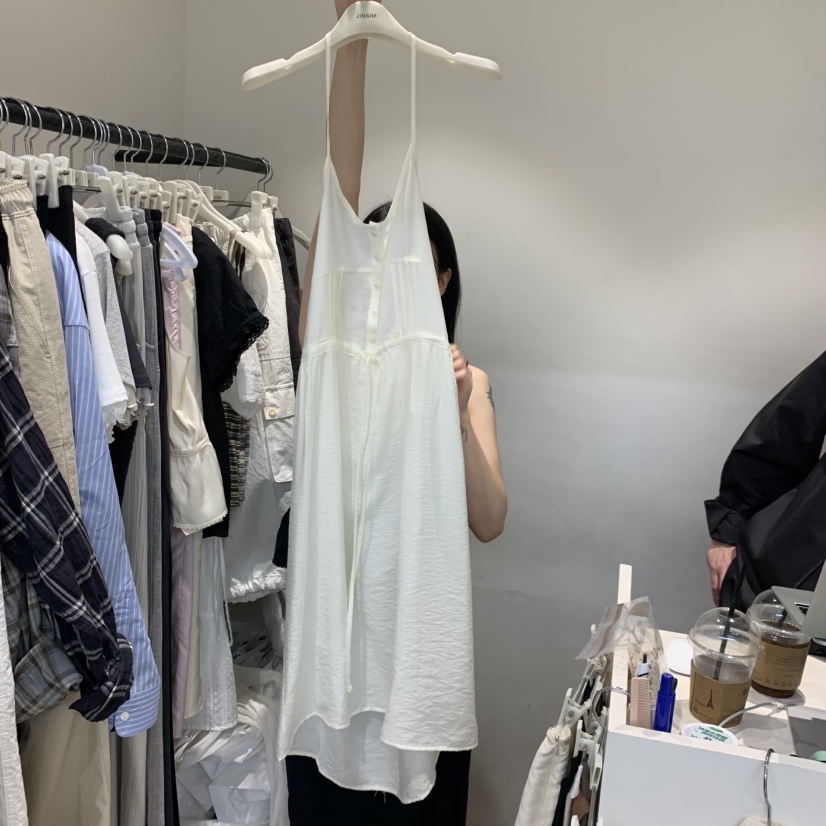 JINSIM東大門實拍韓國女士新品26春夏推薦休閑連衣裙多層JINSIM連衣裙圖色1