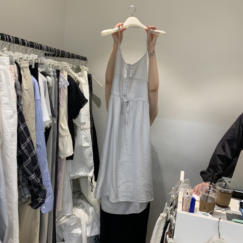 JINSIM東大門實拍韓國女士新品26春夏推薦休閑連衣裙多層JINSIM連衣裙圖色2