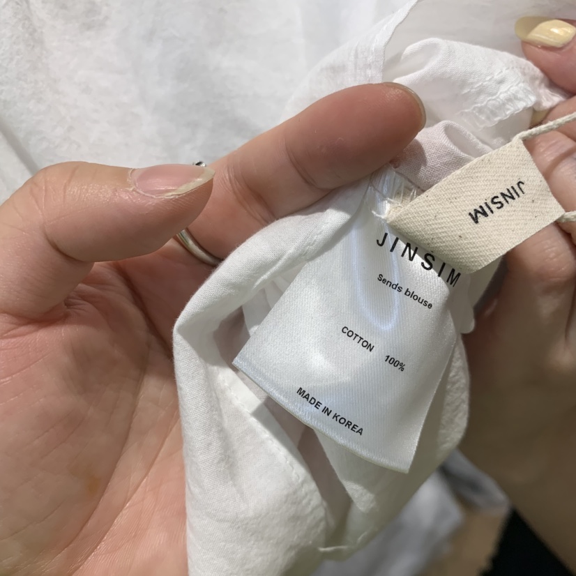 JINSIM韓國直郵女裝新品熱賣推薦休閑人氣26夏季襯衫蕾絲衫JINSIM襯衫/蕾絲衫