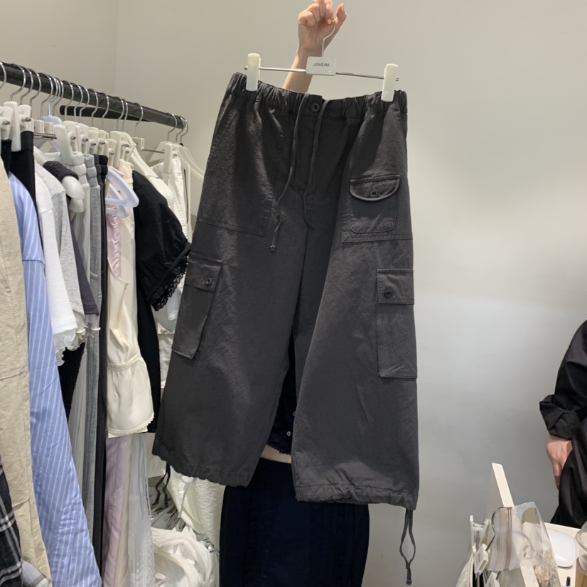 JINSIM韓國東大門直郵女裝新品26春夏休閑職業短褲工裝褲JINSIM短褲圖色2