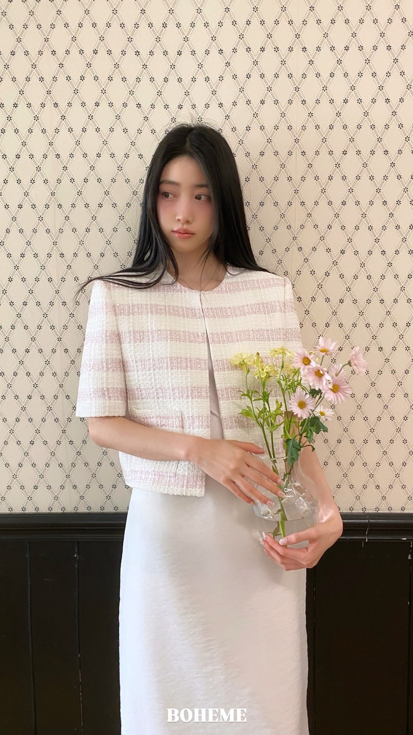 BOHEME韓國東大門直郵女士新品熱賣時尚人氣推薦夾克花朵BOHEME夾克