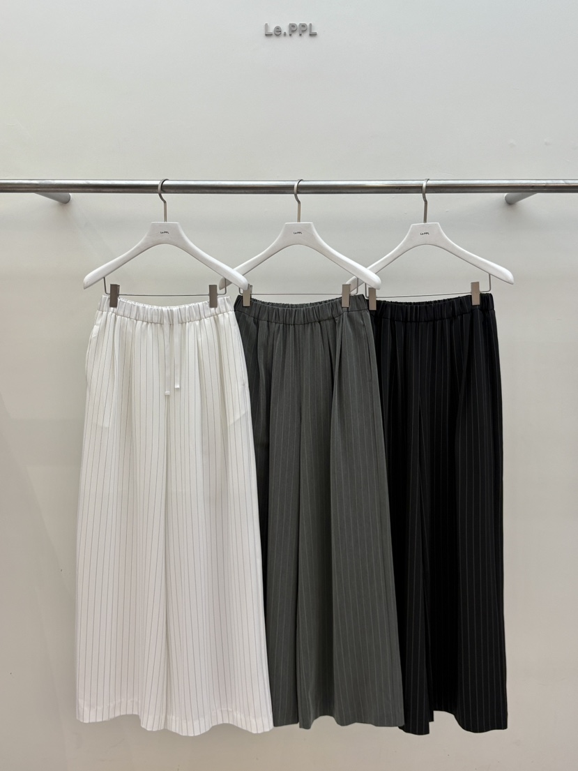 LE-PPL東大門實拍韓國女裝新品26夏季推薦26春夏人氣休閑褲LE-PPL休閑褲圖色2左二色