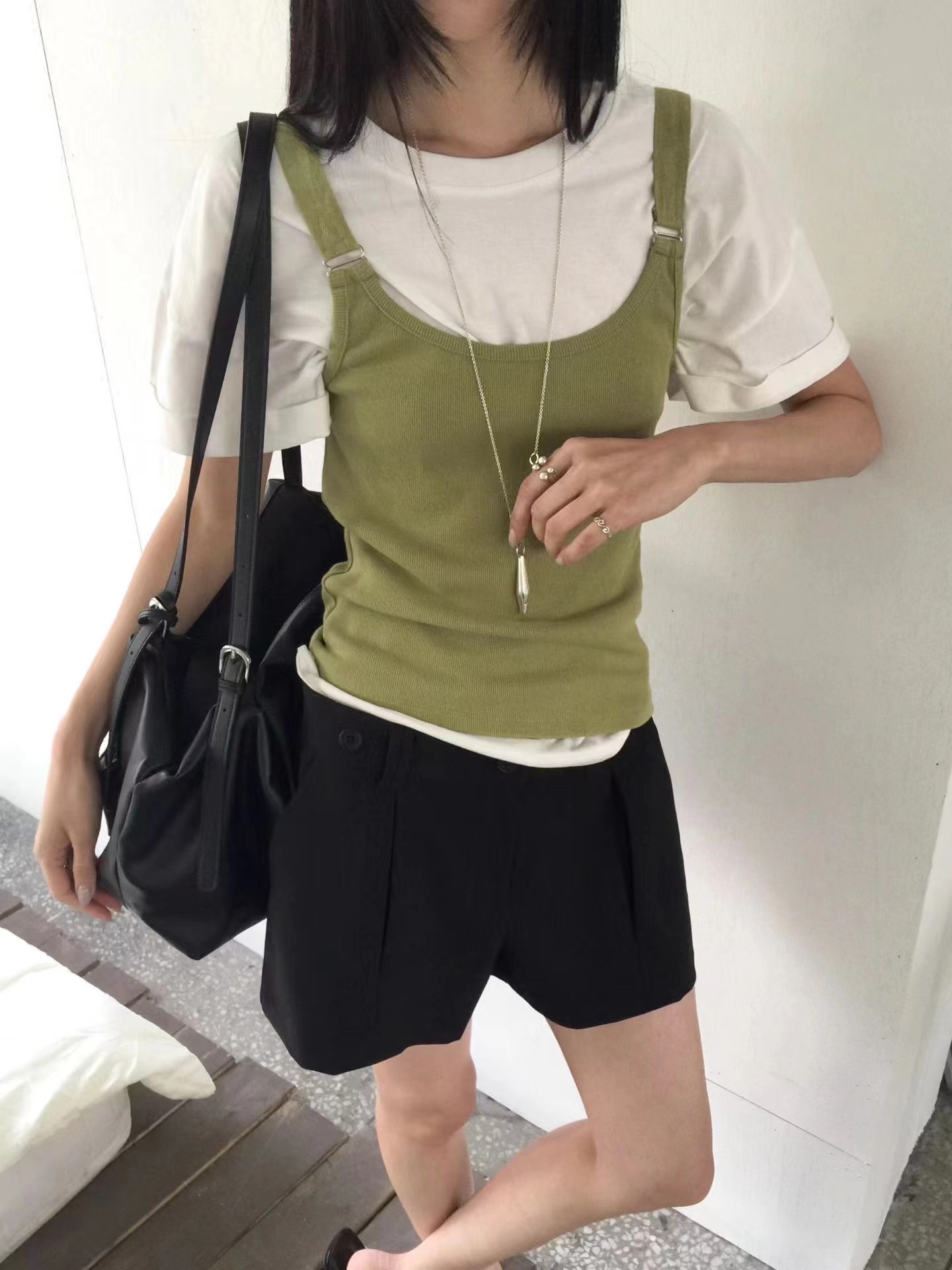 NWEOL韓國直郵女士新款人氣熱賣26春夏26夏季時尚吊帶背心NWEOL吊帶/背心