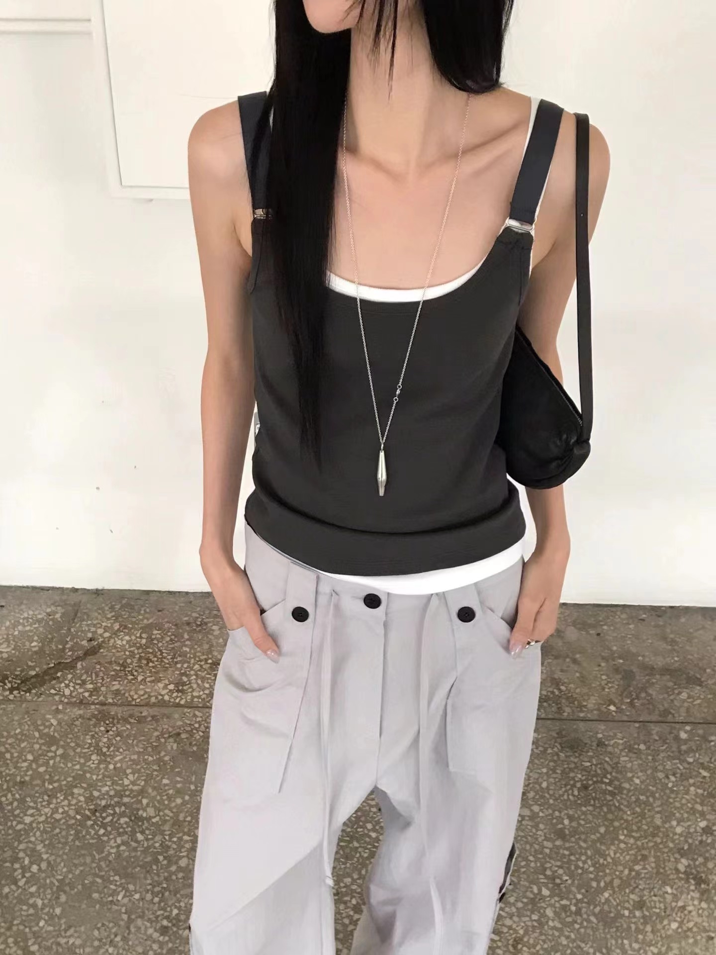 NWEOL韓國直郵女士新款人氣熱賣26春夏26夏季時尚吊帶背心NWEOL吊帶/背心圖色4