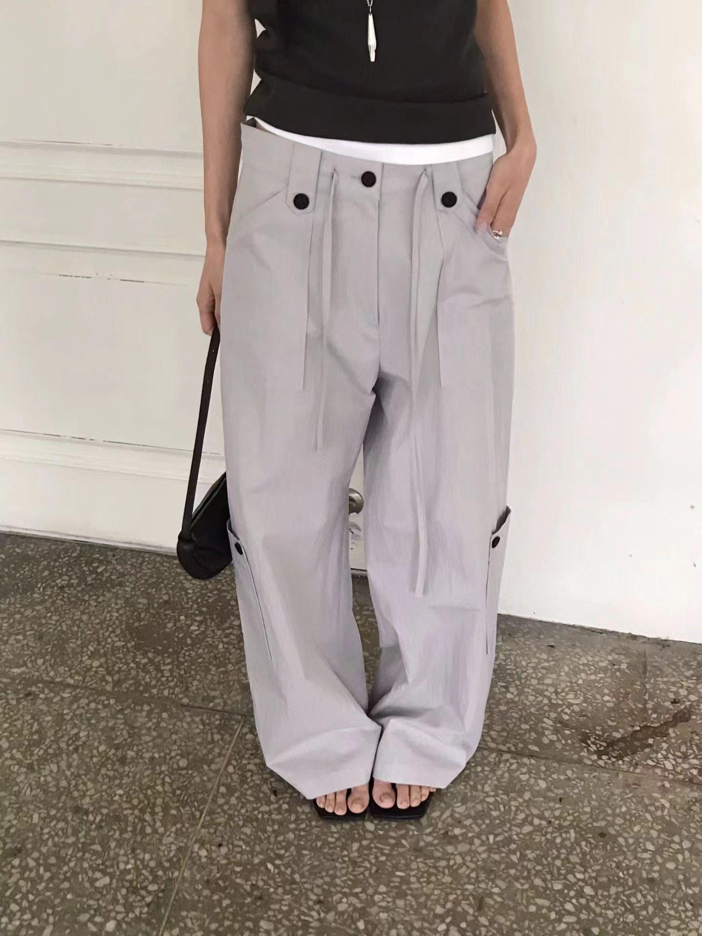 NWEOL韓國東大門直郵女士新品休閑人氣26春夏時尚推薦休閑褲NWEOL休閑褲圖色1