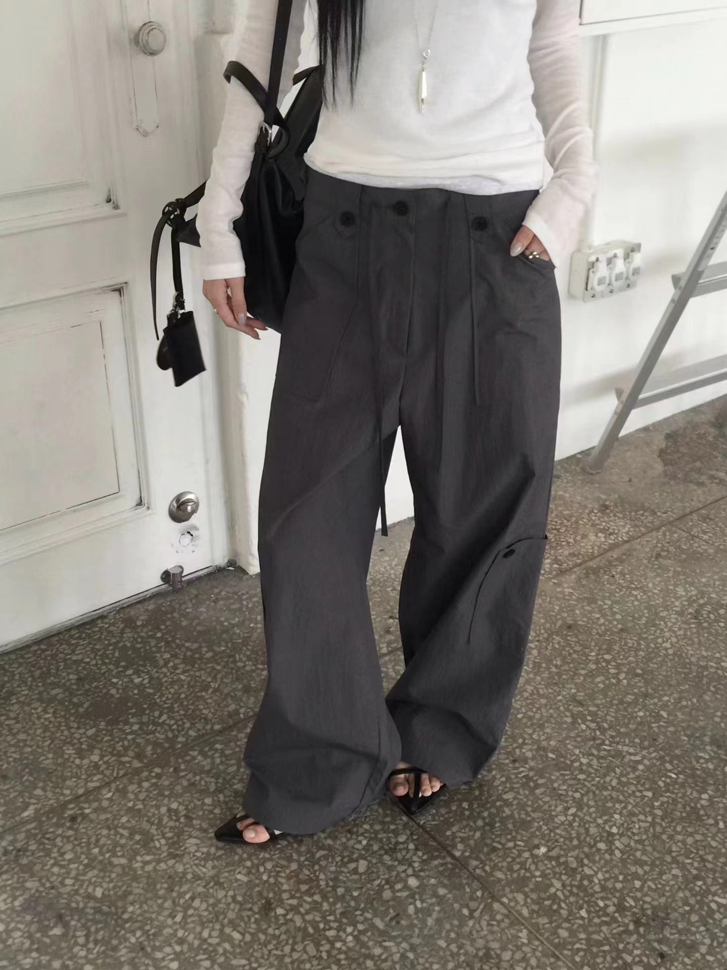 NWEOL韓國東大門直郵女士新品休閑人氣26春夏時尚推薦休閑褲NWEOL休閑褲圖色2