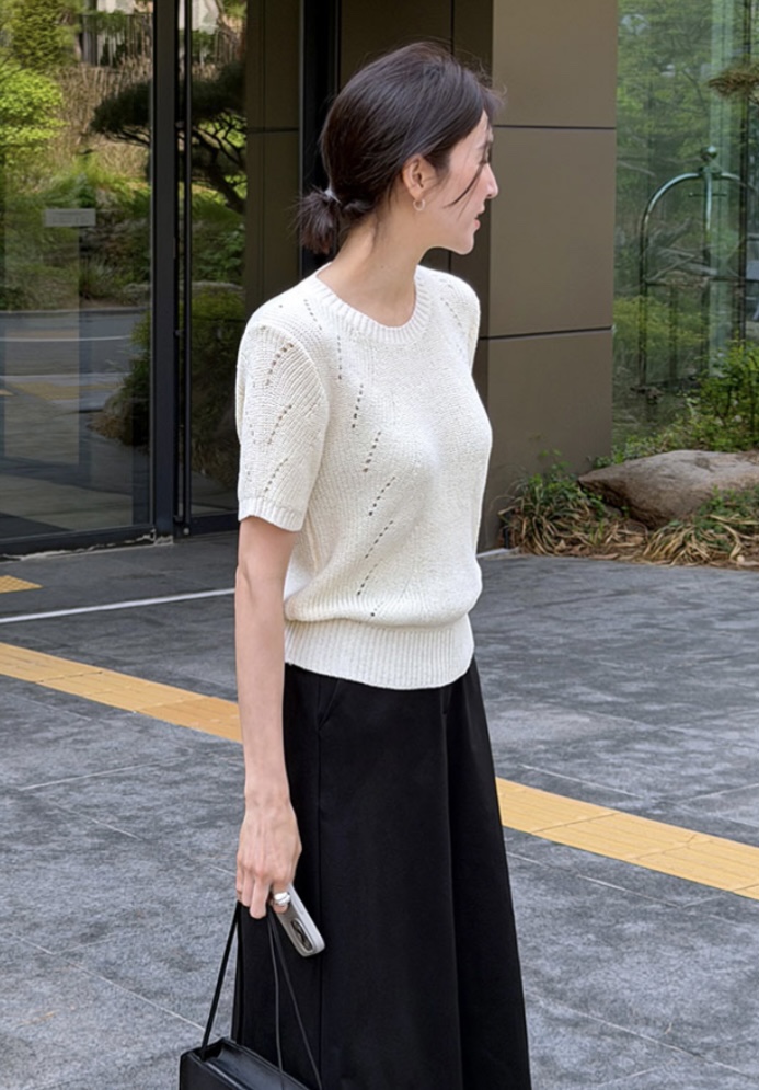 BLACK NOTE東大門實拍韓國女士新款人氣熱賣26春夏針織衫BLACK NOTE針織衫