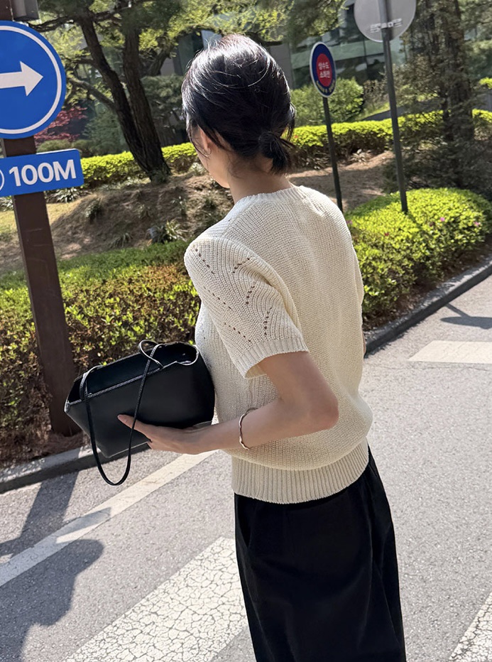 BLACK NOTE東大門實拍韓國女士新款人氣熱賣26春夏針織衫BLACK NOTE針織衫