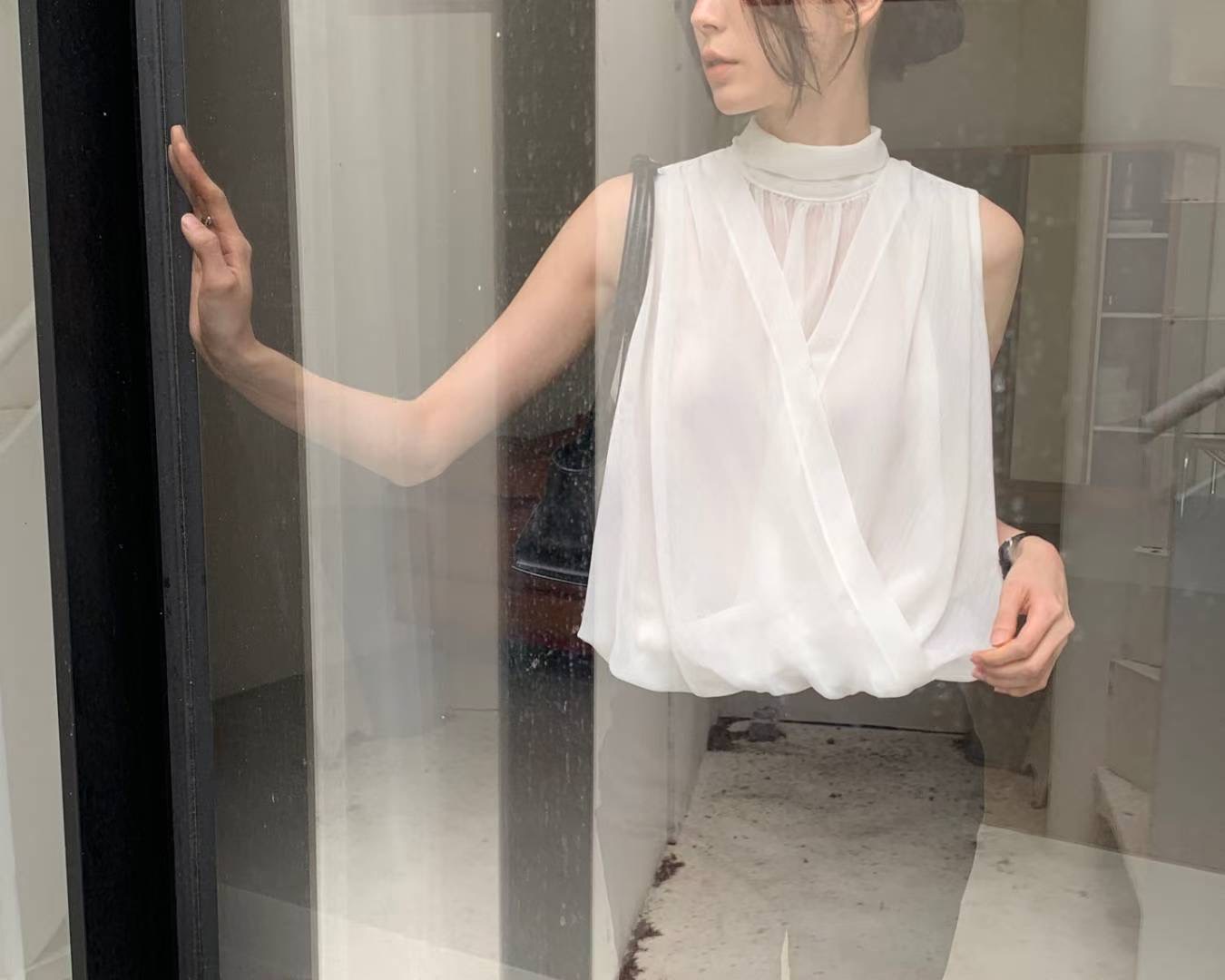 SOMETHINGELSE韓國代購女裝新品休閑熱賣時尚26春夏襯衫蕾絲衫SOMETHINGELSE襯衫/蕾絲衫圖色1