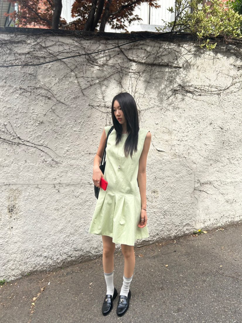 ME MO韓國直郵實拍女裝新品26夏季時尚推薦職業休閑連衣裙ME MO連衣裙