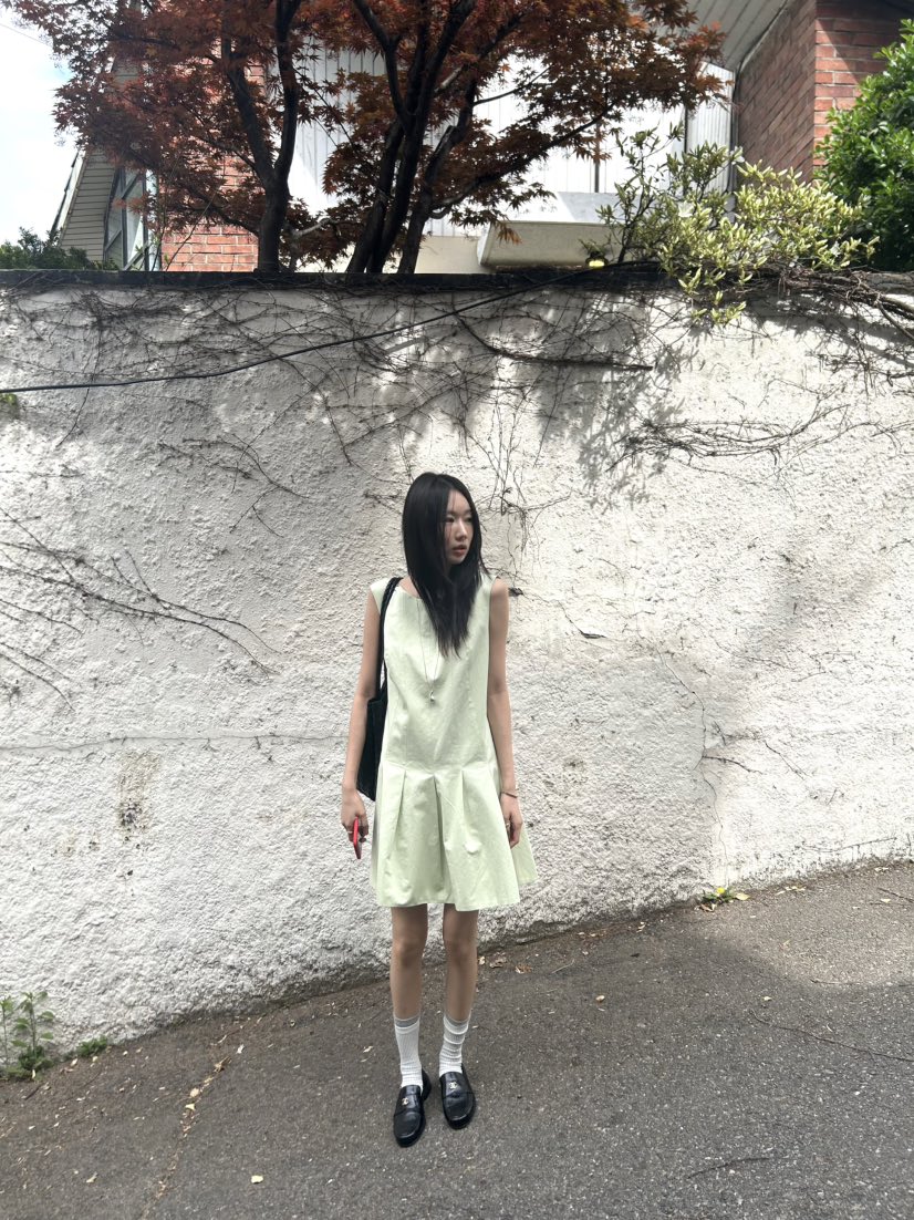 ME MO韓國直郵實拍女裝新品26夏季時尚推薦職業休閑連衣裙ME MO連衣裙