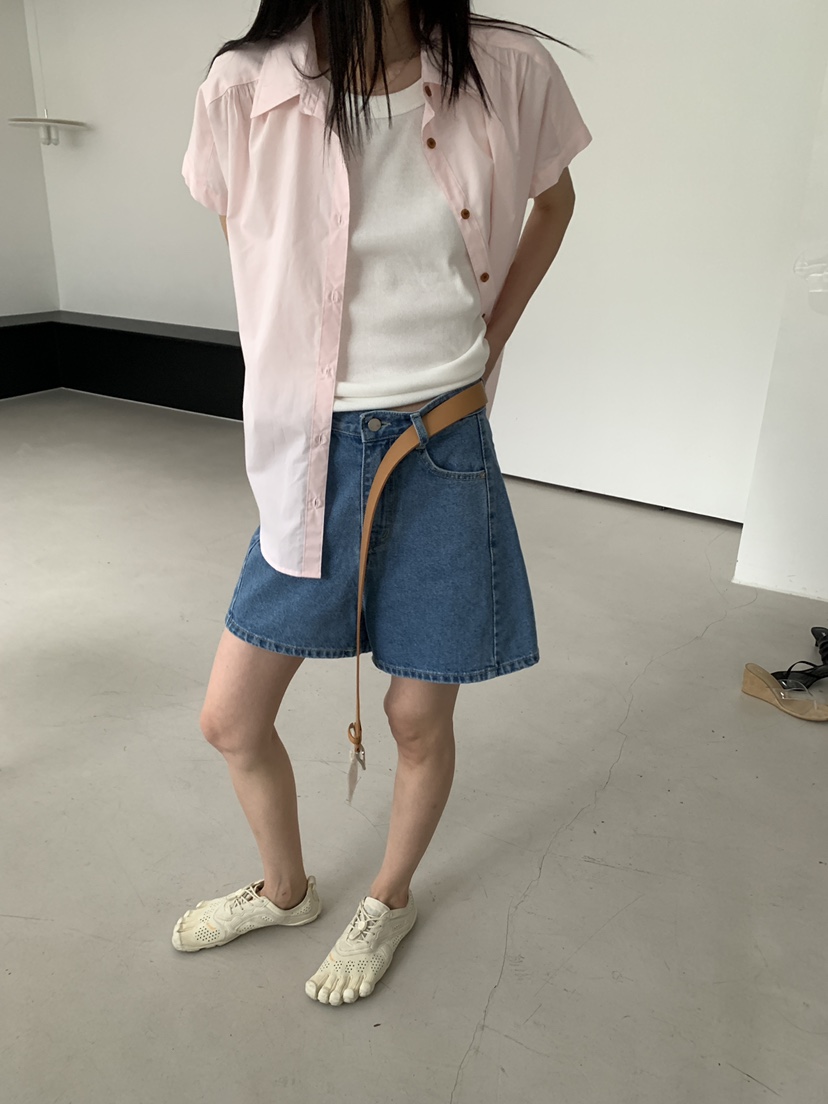 MOVENNE東大門實拍韓國女裝新款26夏季時尚26春夏襯衫蕾絲衫MOVENNE襯衫/蕾絲衫