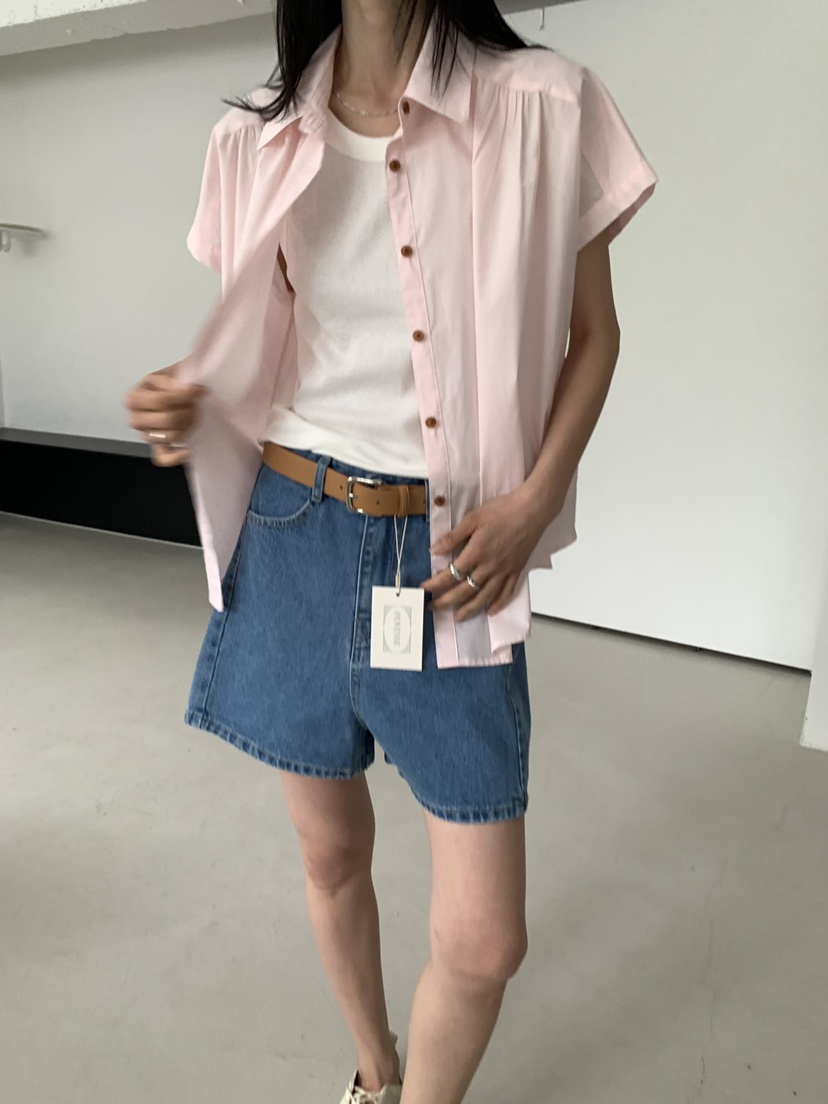 MOVENNE東大門實拍韓國女裝新款26夏季時尚26春夏襯衫蕾絲衫MOVENNE襯衫/蕾絲衫