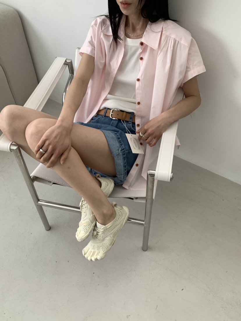 MOVENNE東大門實拍韓國女裝新款26夏季時尚26春夏襯衫蕾絲衫MOVENNE襯衫/蕾絲衫